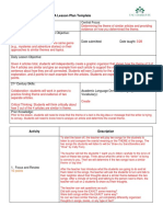 Edtpa Lesson Plan Template: Subject: Central Focus