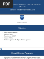Object Oriented Approach