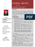 CV - Reza Kurnia Ardani - Project Engineer