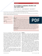 Risk of Cerebral Palsy in Relation To Pregnancy Disorders and Preterm Birth: A National Cohort Study