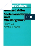 Adler, Gerhard - Seelenwanderung Und Wiedergeburt