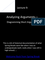 13 Ling 21 Lecture 9 Analysing Short Arguments