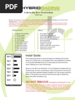 K Series Throttle Body Install Guide