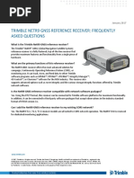 Trimble NetR9 CustomerFAQ 26926