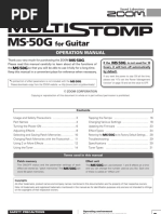 Operation Manual: - Please Download A Copy From The ZOOM Website. ! HTTP://WWW - Zoom.co - Jp/downloads