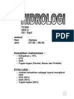 Hidrologi I (Sukadi)