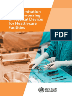Decontamination and Reprocessing of Medical Devices For Health-Care Facilities