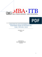 Analysis of Law Telkomsel Bankruptcy Final 2 PDF
