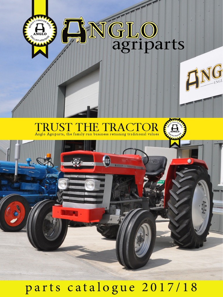 Anglo Agriparts Trade Catalogue Pdf Steering Tractor