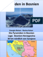 Welthöchste Pyramiden in Bosnien/Europa. Bilder-Reihe aus Vortrag von Rosina Kaiser