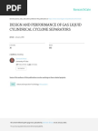 Gas Liquid Cyclone Design