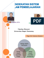 1 Pendekatan Sistem Dalam Pembelajaran