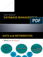 Database Management