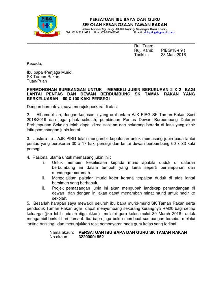 Sumbangan Tiles Pentas Pdf