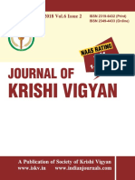 Journal of Krishi Vigyan Vol 6 Issue 2 (January - June 2018)