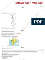 2018 Social Studies Paper 1 Model Paper 1 (EM)