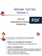 Simplescalar Tool Set,: Cse 323 Department of Computer Engineering