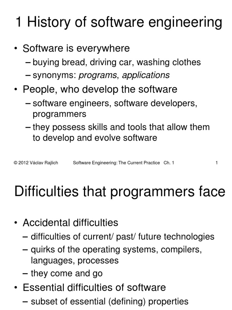 History Of Software Engineering Paradigm Engineering - 