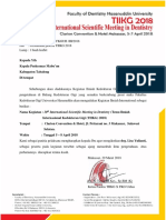 Surat Permintaan Peserta Drg. Lisa Yulianti