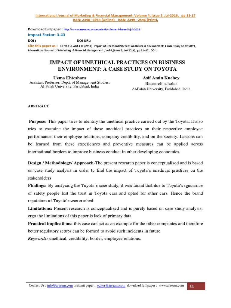 Unethical psychology study image