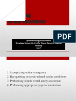 Increasing Ocular Awareness: Ophthalmology Department Brawijaya University / Saiful Anwar General Hospital Malang 2017