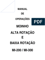 Manual Moinho MI200-MI300