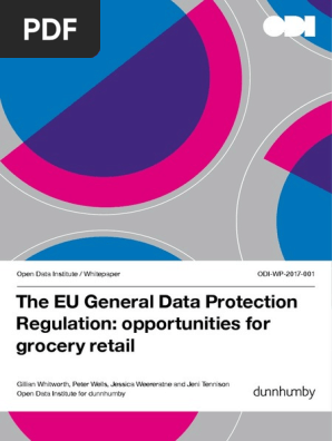EU GDPR opportunities for grocery retail 