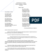 Letter to Prince William Board of Supervisors Requesting Loaded Shotgun/AR-15 Ban