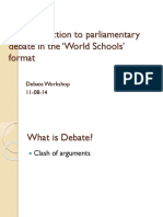 Debate in General (Final) - Seminar