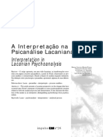 Interpretação psicanalítica lacaniana