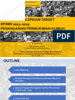 (FINAL3) Strategi Pencapaian Target RPJMN 2015-2019 Untuk Penanganan Permukiman Kumuh - 23mei2017