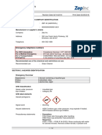 Zep 40 MSDS