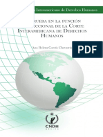 La Prueba en Función Jurisdiccional de La Corte Interamericana de Derechos Humanos