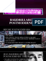 Baudrillard Postmodernism