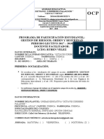 Proyecto de Participacion Estudiantil Jornada Nocturna