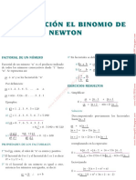Introducción El Binomio de Newton Lex PDF