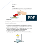 Metodos de Separacion de Mezclas