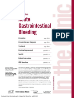 Acutw Gastrrointestrinal Bleeding