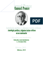 Manuel Ponce. Antologia Poetica y Alguno PDF