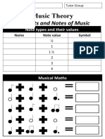 Music Theory: Elements and Notes of Music