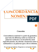 Concordancia Nominal