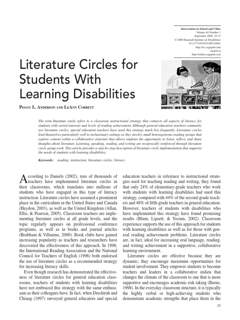Learning Disabilities Article 3 | PDF | Change | Teachers