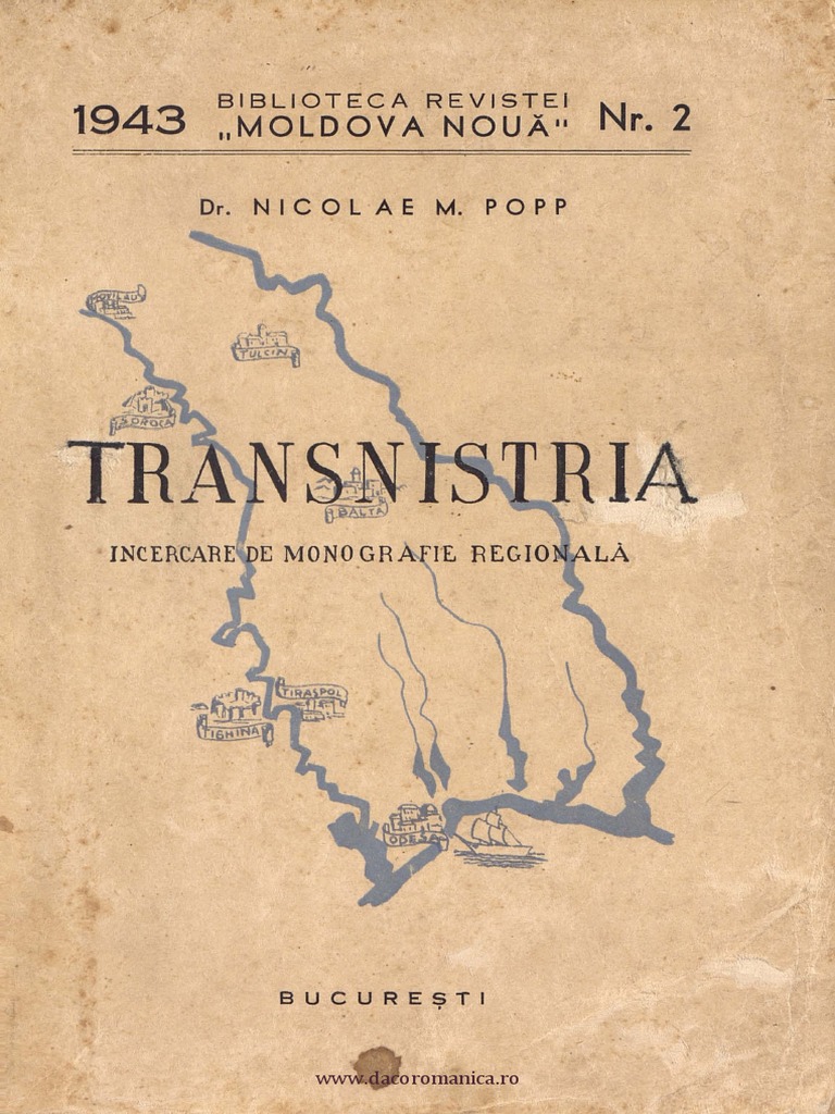 Nicolae M Popp Transnistria Incercare De Monografie Regionala 1943