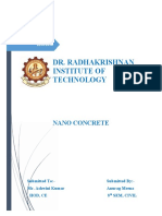 Dr. Radhakrishnan Institute of Technology: Nano Concrete