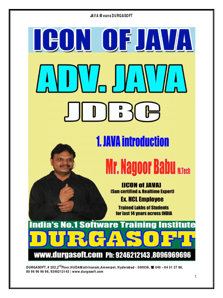 JAVA Introduction | PDF