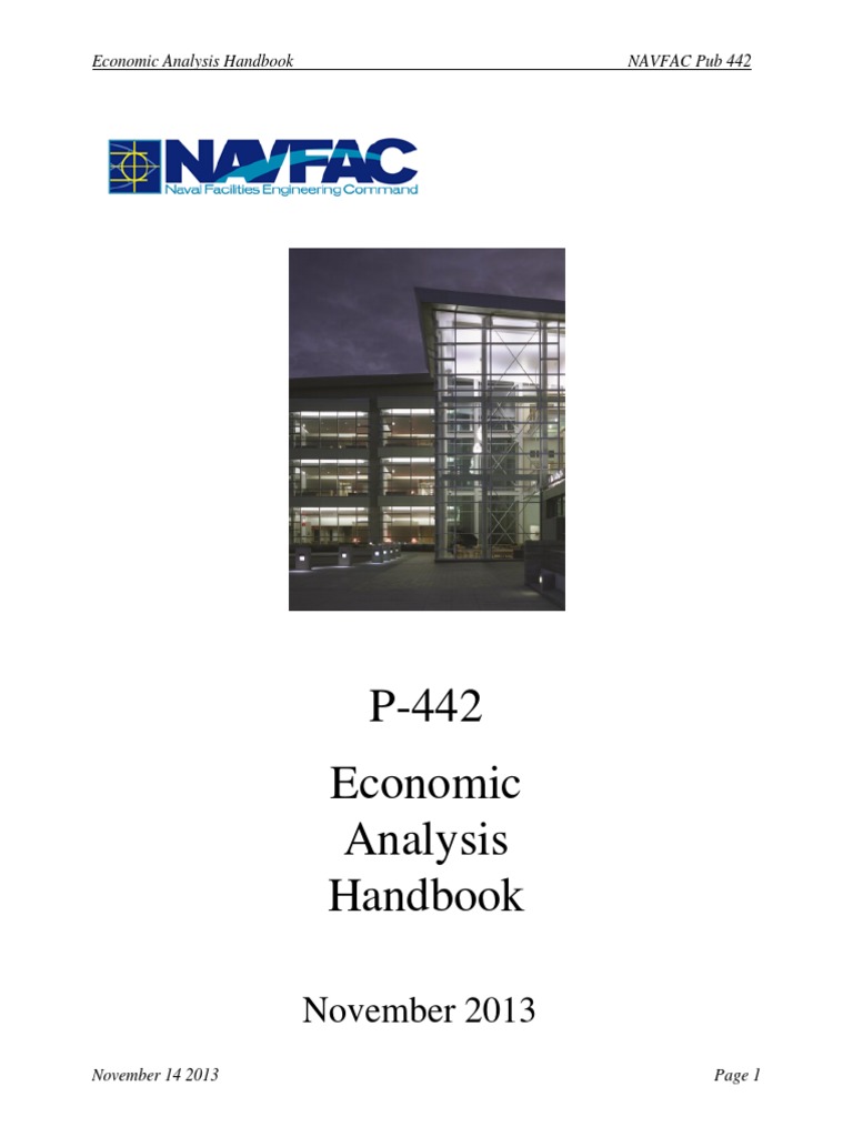 NAVFAC Economic Analysis Handbook p442 PDF | PDF | Cost