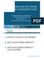 Mosman IEEE Presentation - Underground Ductbank Heating Considerations