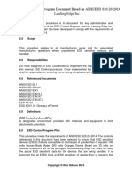 Sample ESD Control Document Based On 2020 2014
