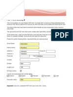 PDF Form Example: Important: Save The Completed PDF Form (Use Menu File - Save)