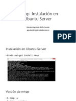 Nmap Instalación Ubuntu Server